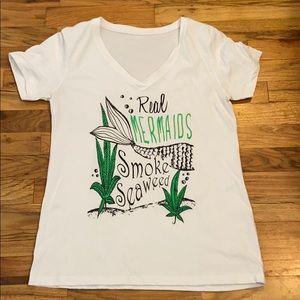 Mermaid stoner t-shirt